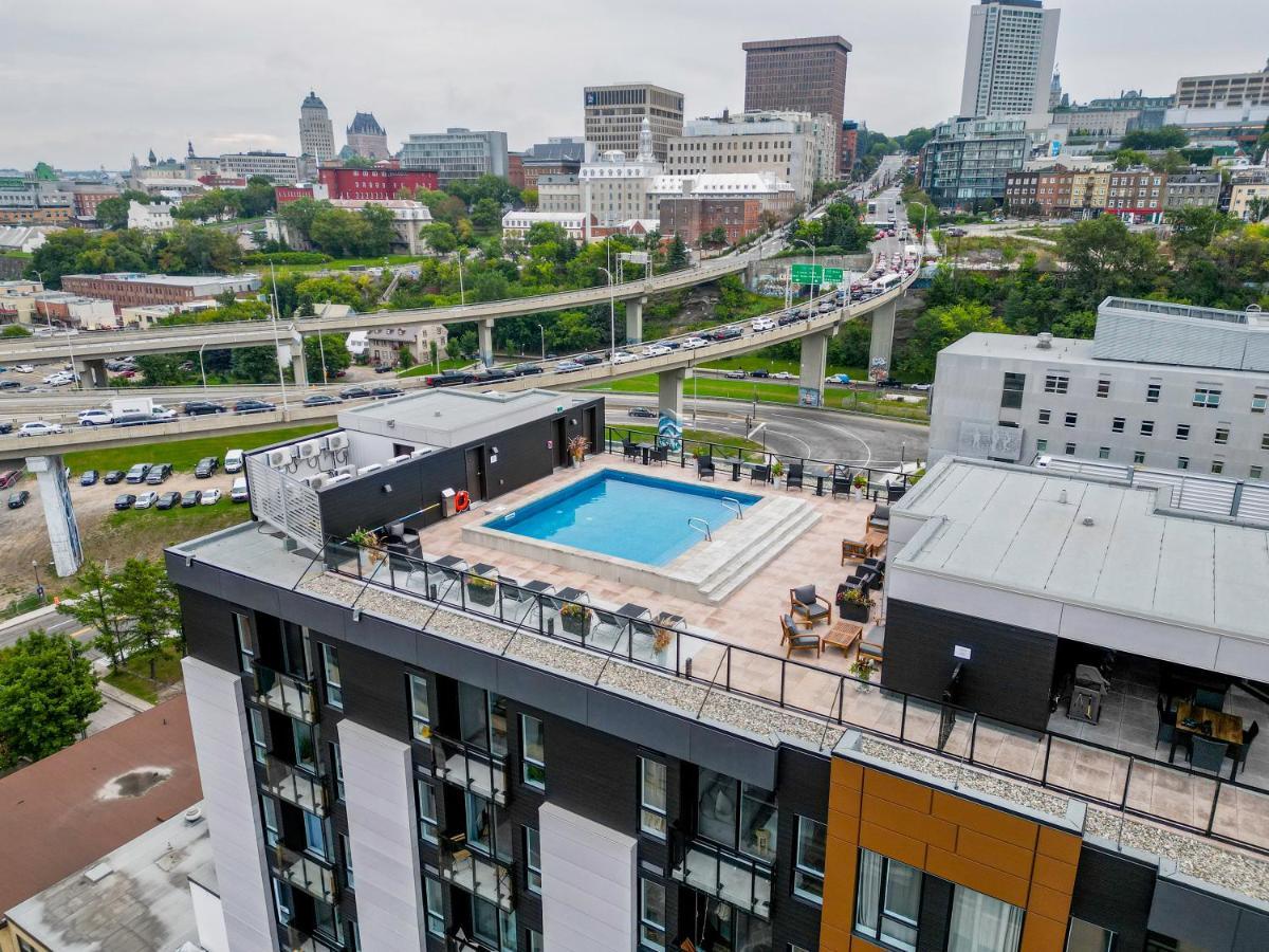 Le 908, Suberbe Condo Neuf Avec Piscine Ciudad de Quebec Exterior foto